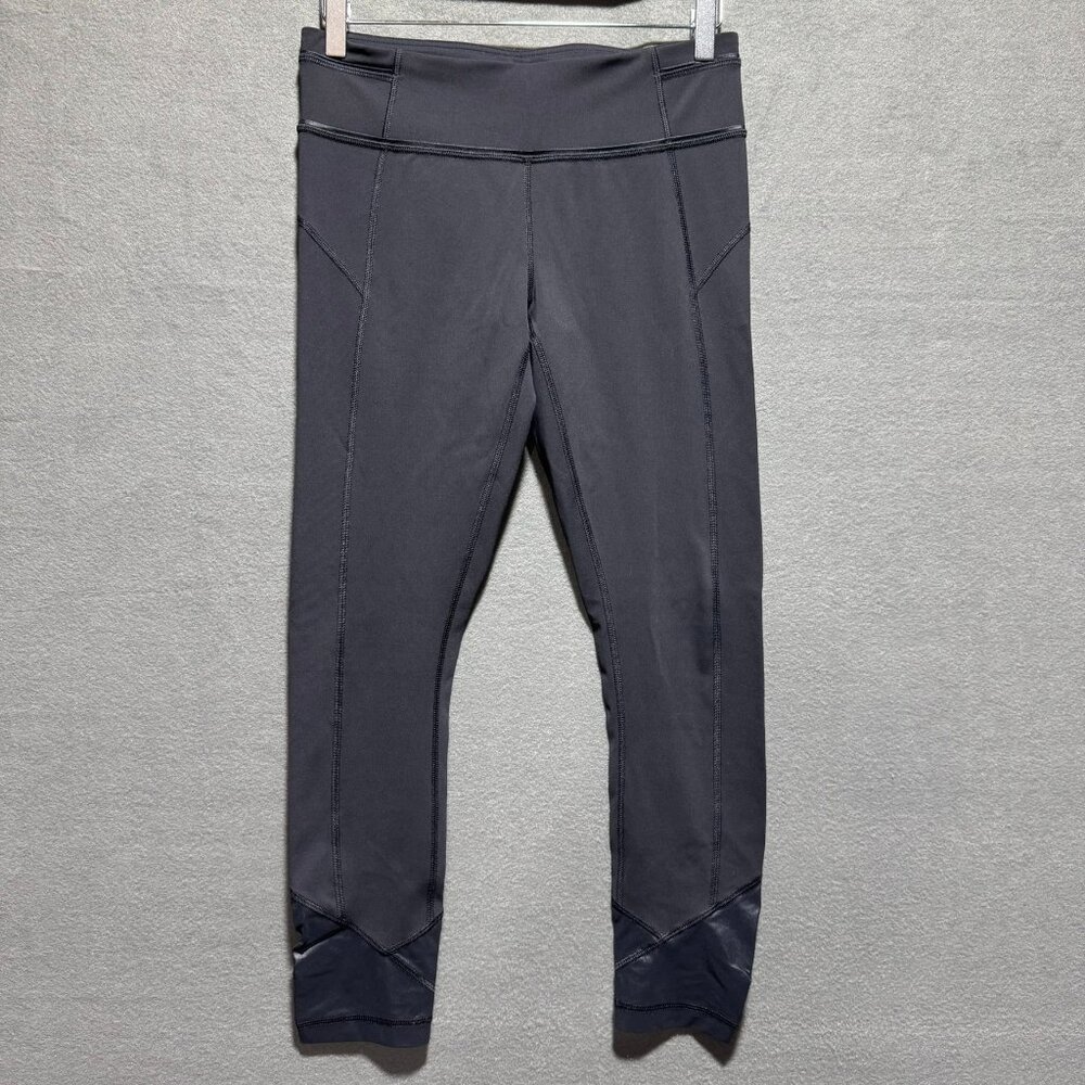 Lululemon All The Right Places Black Leggings Pockets Size 6 Womens